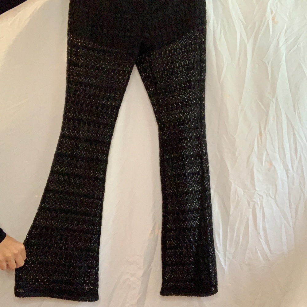 Crochet Flare Pants w/ Shorts Insert